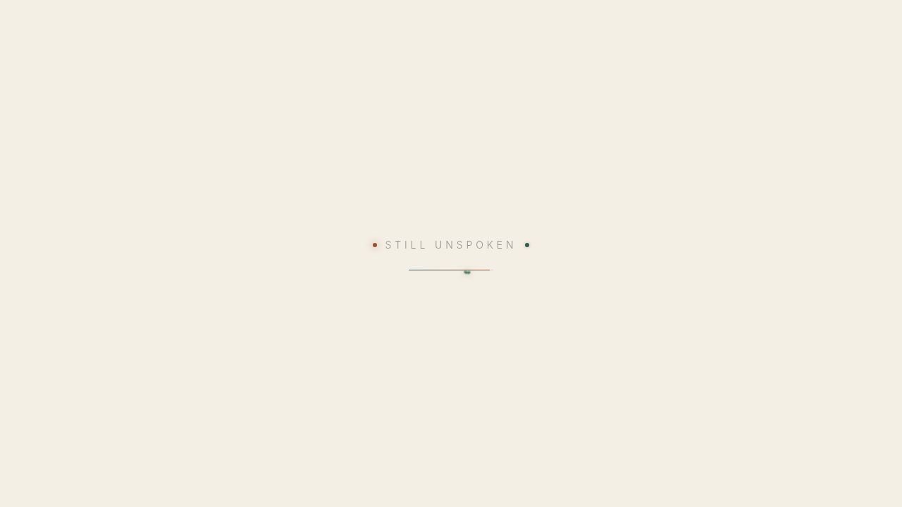 Screenshot of the visual design of the About — The Philosophy | Still Unspoken page