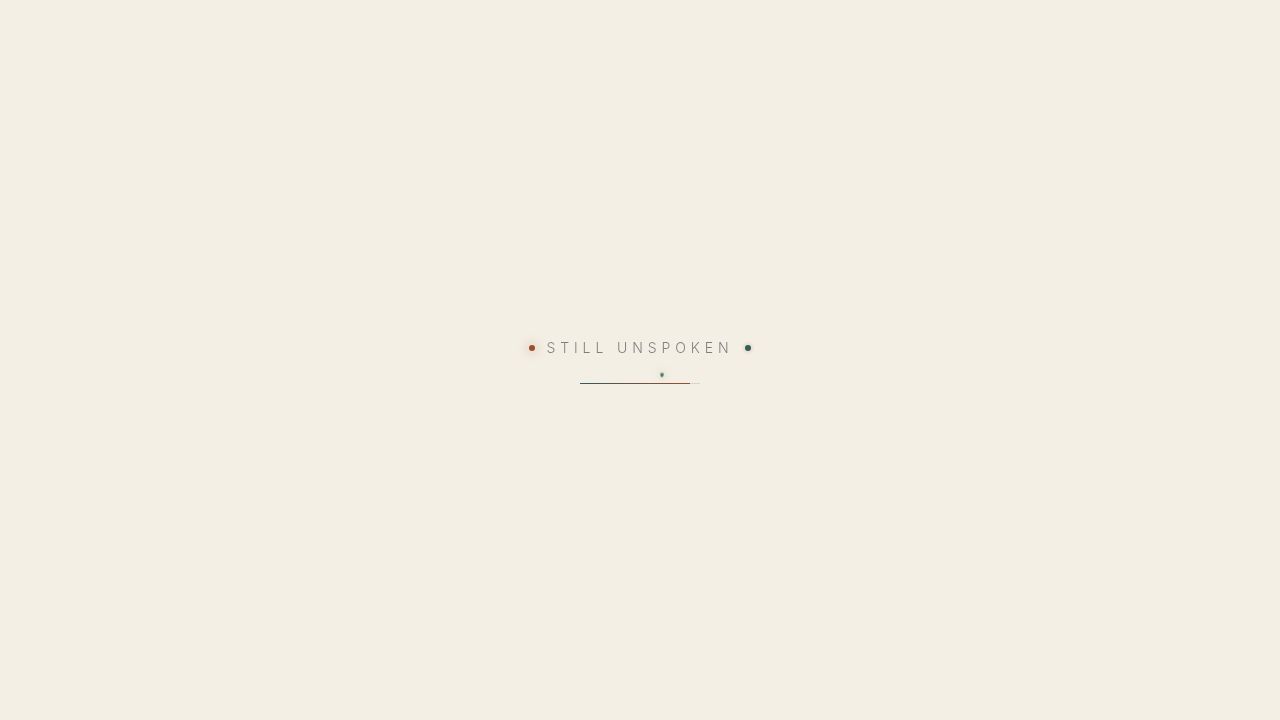 Screenshot of the visual design of the Ahmad El Nadi — The Story | Still Unspoken page