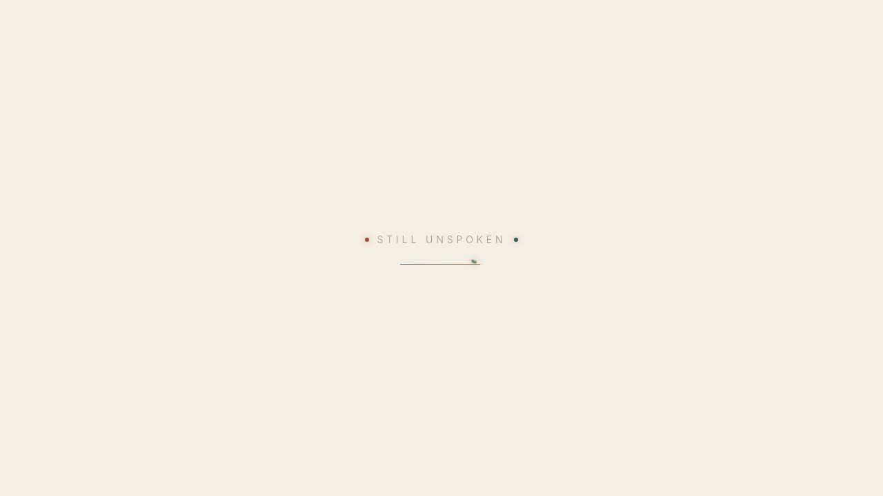 Screenshot of the visual design of the So You Remember | Still Unspoken page
